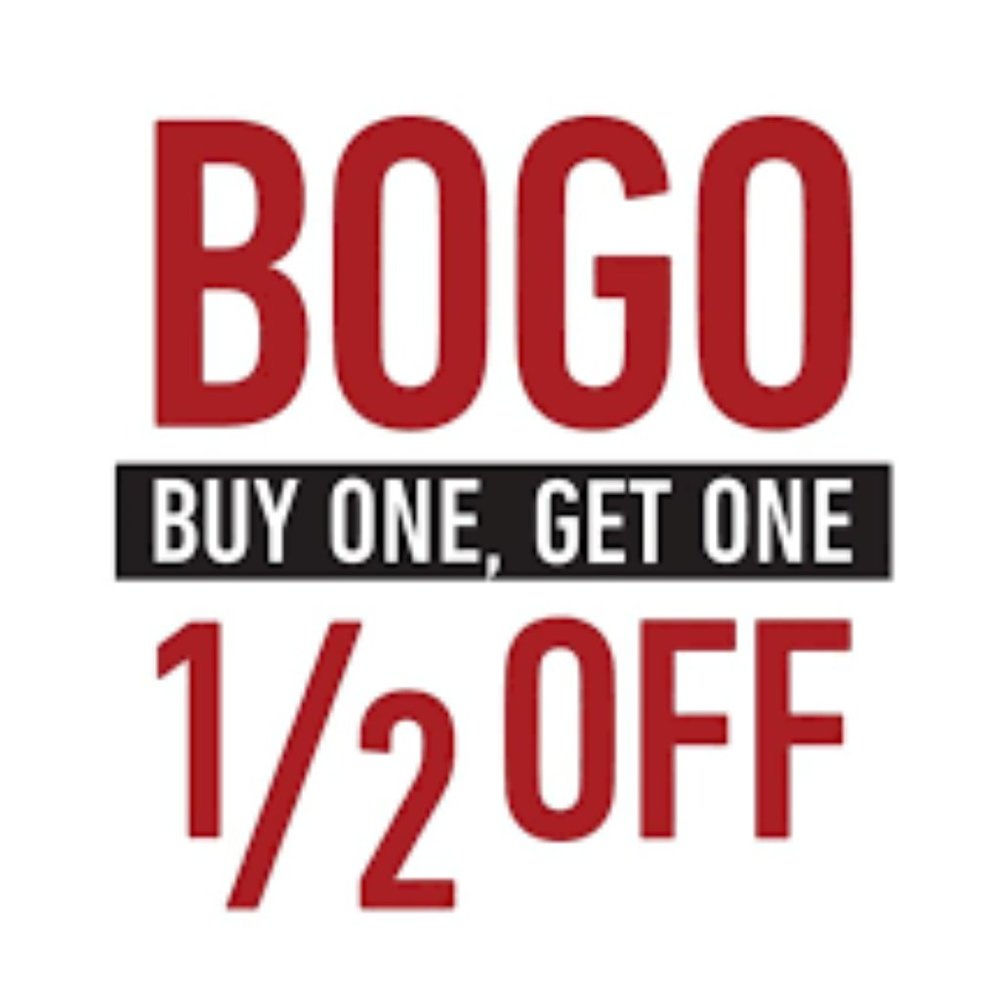 **BUY 1 GET 1 50% OFF - ALL ITEMS!!! **